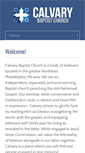 Mobile Screenshot of calvarybaptistep.org